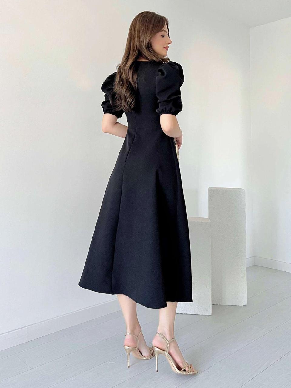 Balloon Georgette Maxi Dress - Image 5