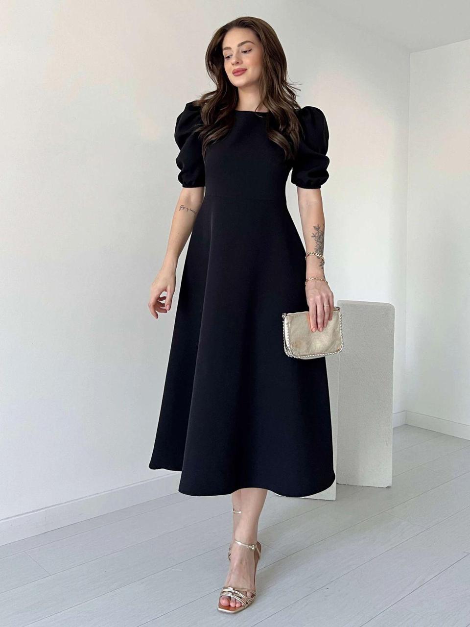 Balloon Georgette Maxi Dress - Image 3