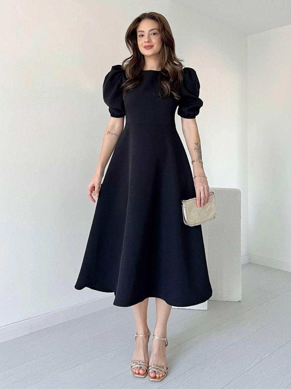 Balloon Georgette Maxi Dress - Image 2