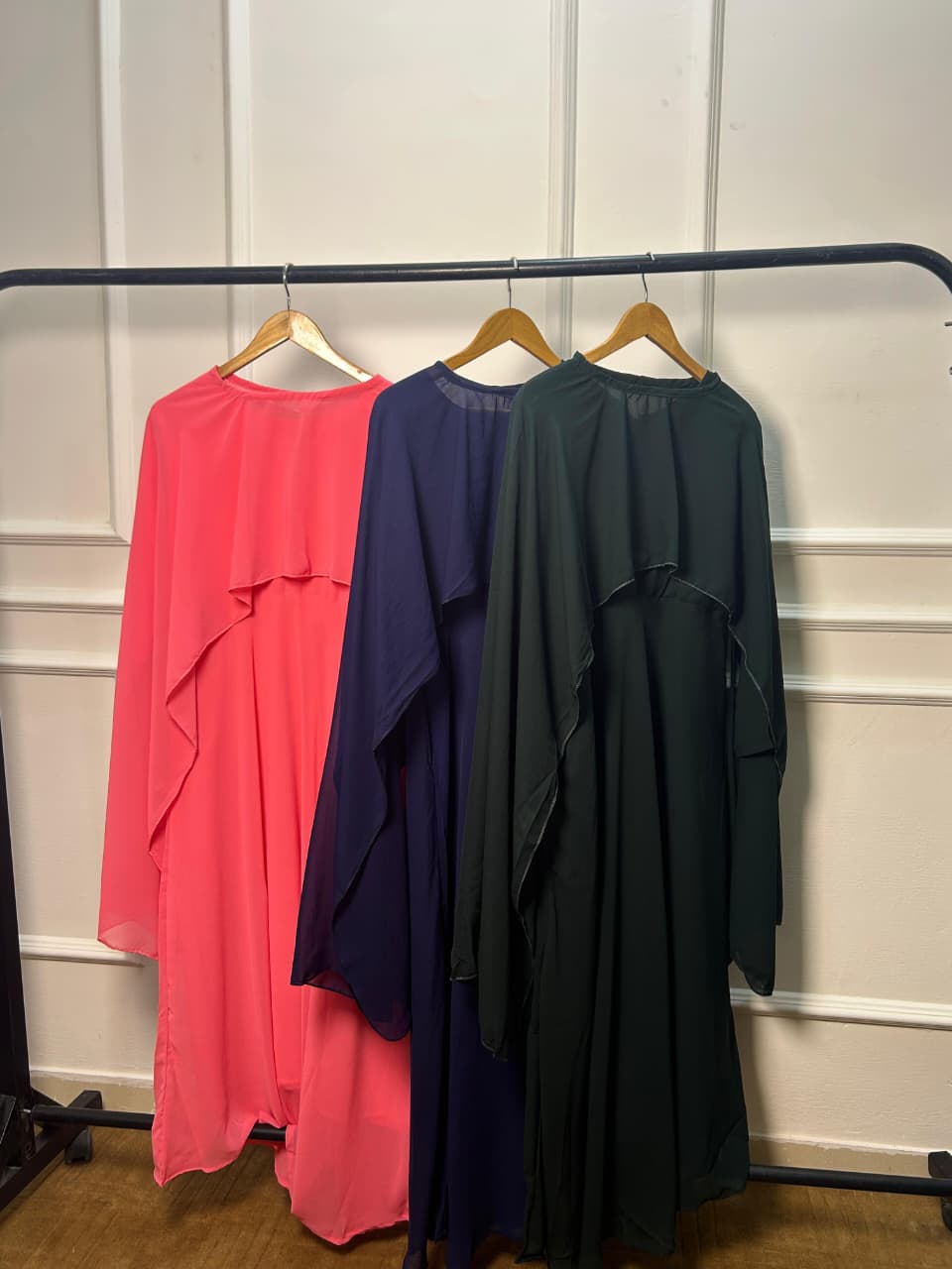 Evora Cape Gown – Elegant Chiffon Maxi Dress - Image 5