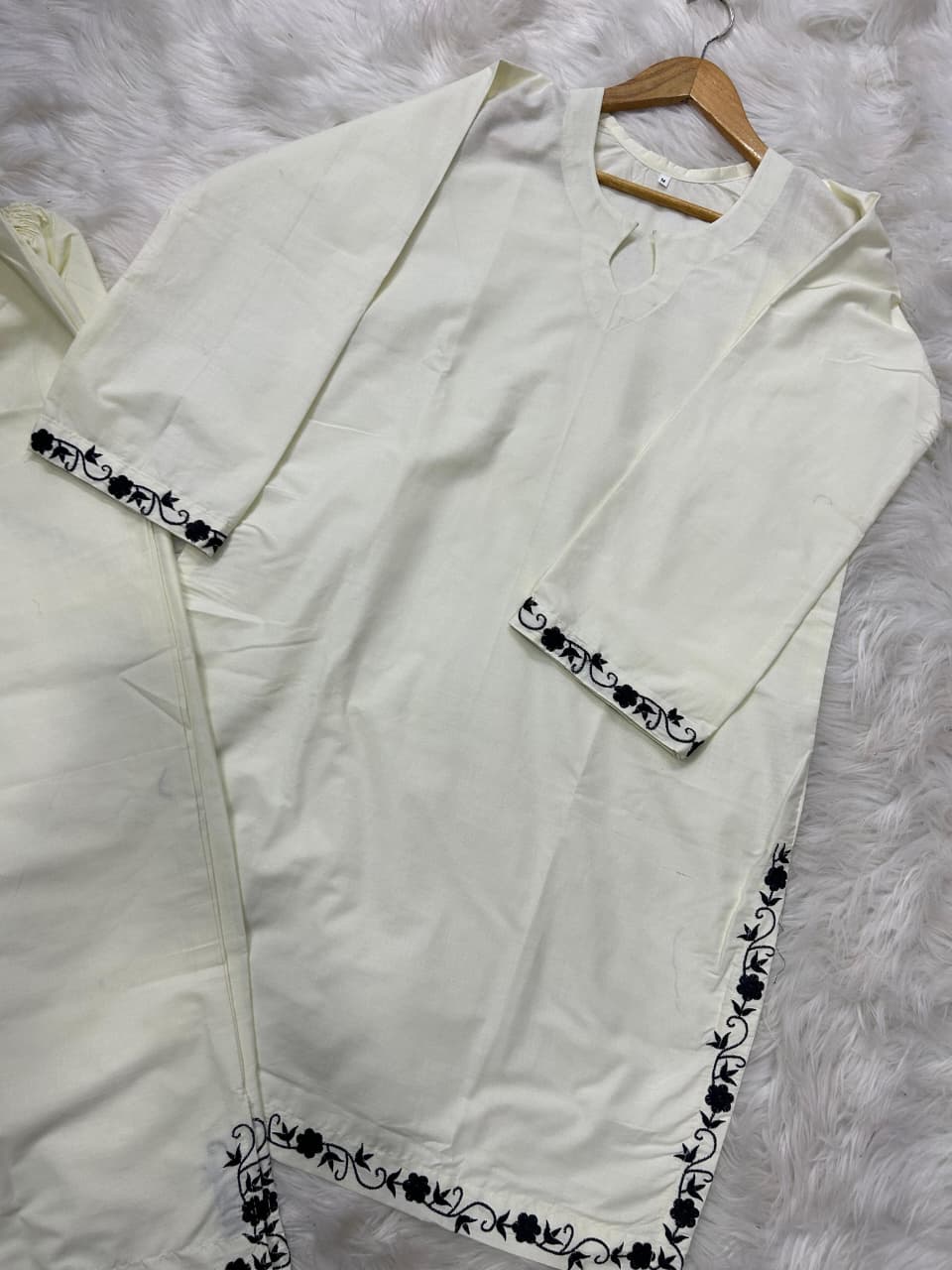 Soft Grace 2PC Cotton Dress For Women - Image 10