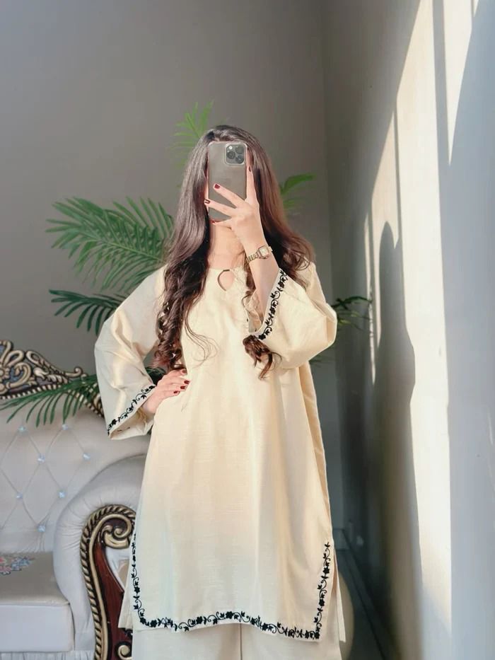 Soft Grace 2PC Cotton Dress For Women