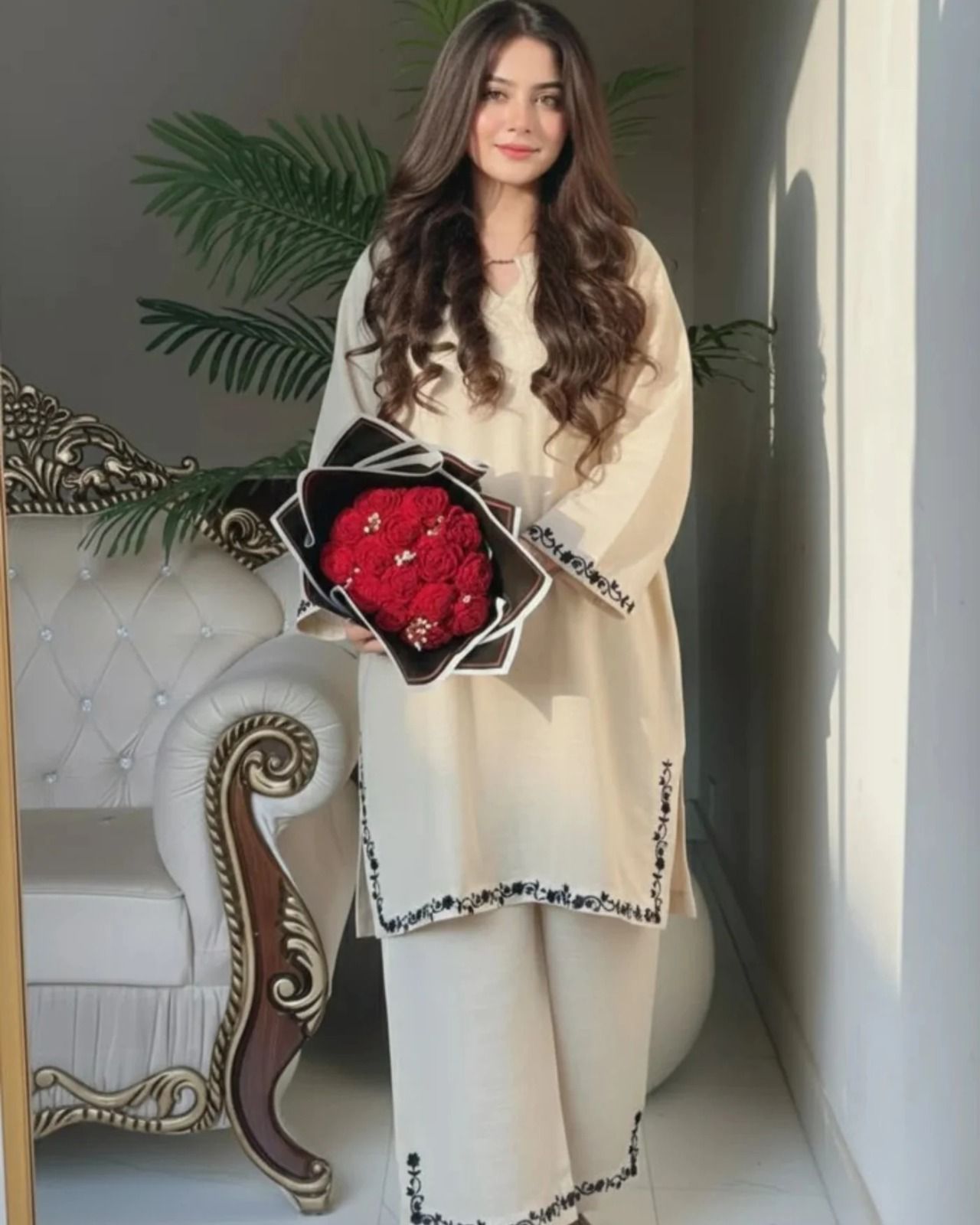 Soft Grace 2PC Cotton Dress For Women - Image 6